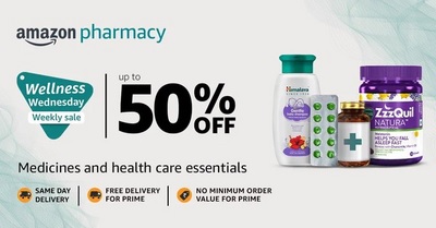 India Desire : Amazon Pharmacy Offers : Upto 45% Off + Upto Rs 300 Cashback On Prescription & OTC Medicines
